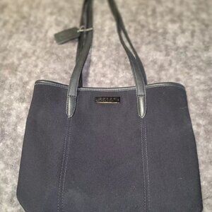 Black Coach Tote Purse With Defect